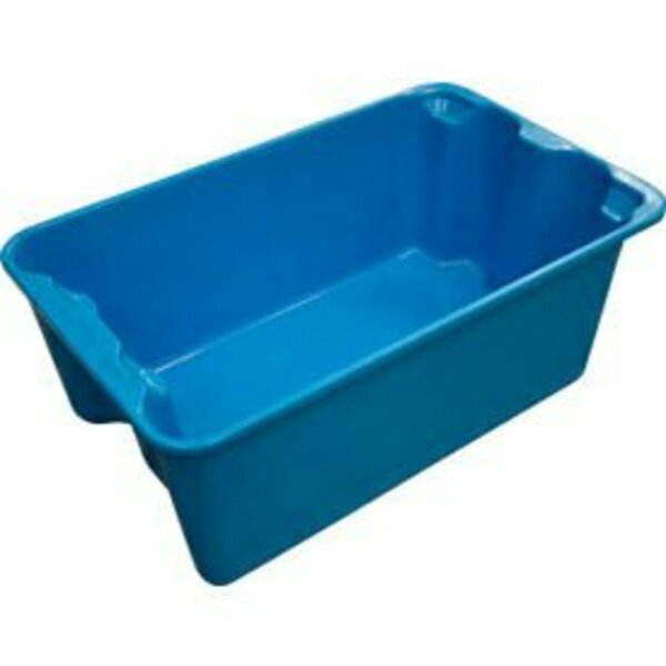 Mfg Tray Molded Fiberglass Toteline Nest and Stack Tote 780408 - 20-1/2" x 12-7/8" x 8", Pkg Qty 10, Blue 7804085268